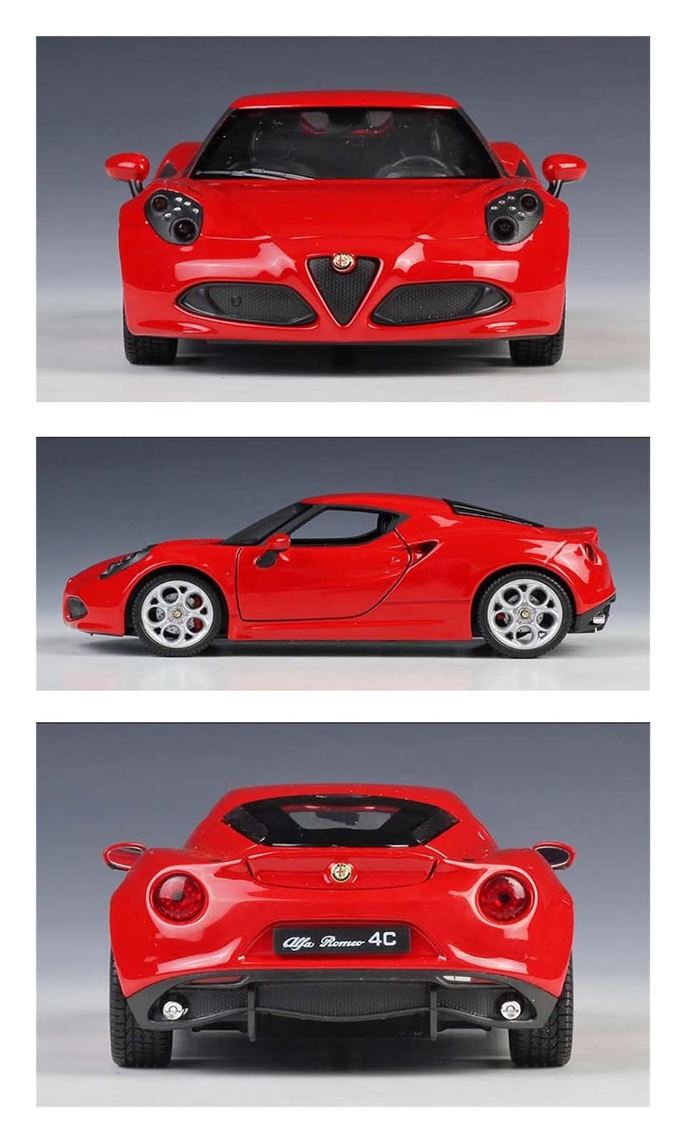 Amazon.co.jp: ミニカー スケールモデルカー 1:24 アルファロメオ 4C